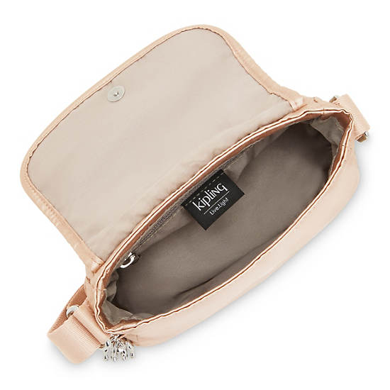 Kipling Sabian Metallic Crossbody Mini Çanta Altın | TR 1866RV